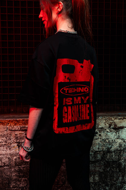 Gasoline T-Shirt Black
